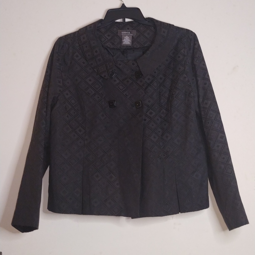 George Designs by Mark‎ Eisen Women's Jacquard Jacket size 18